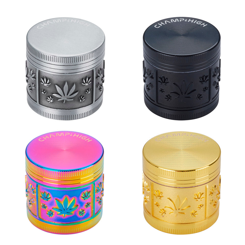 Grinder Polinizador Metal Leaf 40 mm. Pack 4 ud.
