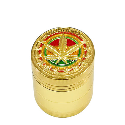 Grinder Polinizador Metal Rasta Gold 40 mm.