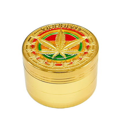 Grinder Polinizador Metal Rasta Gold 52 mm.
