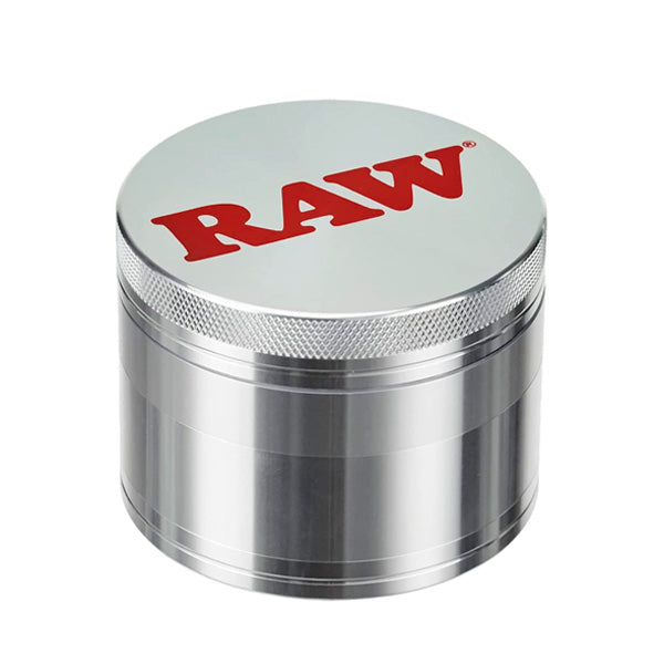 Raw Metal Pollinator Grinder 56 mm. Silver