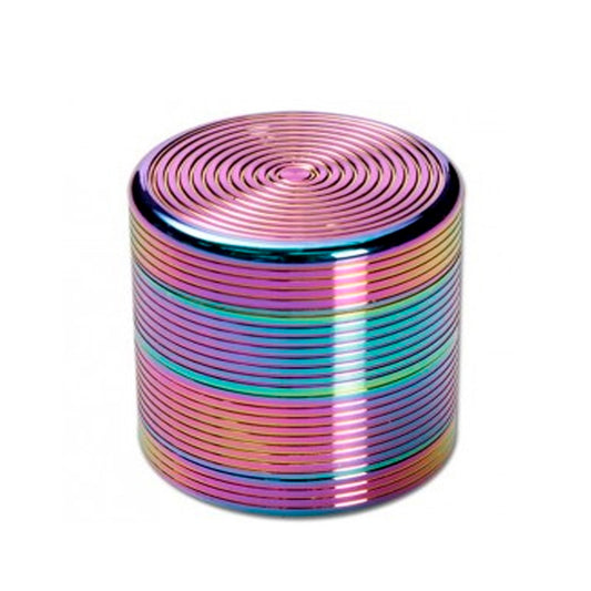 Grinder Polinizador Metal Spiral Rainbow 40 mm.