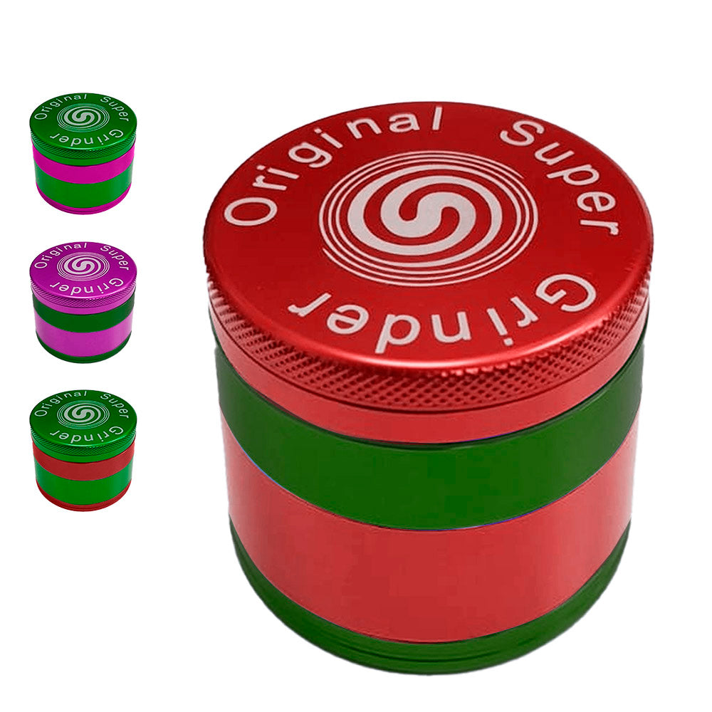 Grinder Polinizador Metal Supergrinder Spiral 50 mm. Mix Color #3