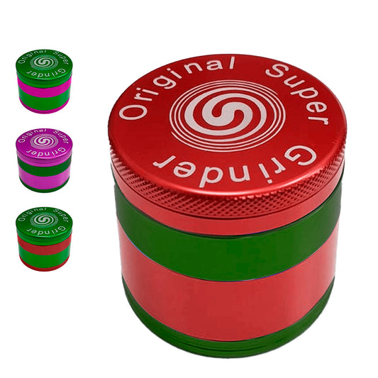 Grinder Polinizador Metal Supergrinder Spiral 50 mm. Mix Color #3
