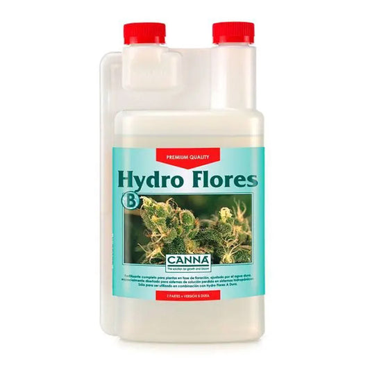 Hydro Flores Dura B 1 lt | Fertilizante Floración Hidroponia Agua Dura | Canna
