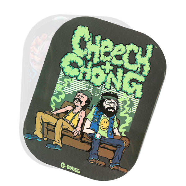 . Iman Nevera Tapa para Bandeja Metal 18x14 cm. G-Rollz Cheech & Chong In da Chair
