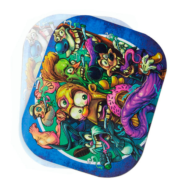 . Iman Nevera Tapa para Bandeja Metal 18x14 cm. G-Rollz Smoking Cartoons