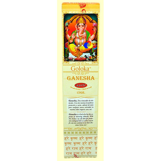 Incienso Goloka Ganesh 15 gr. - 12 ud.