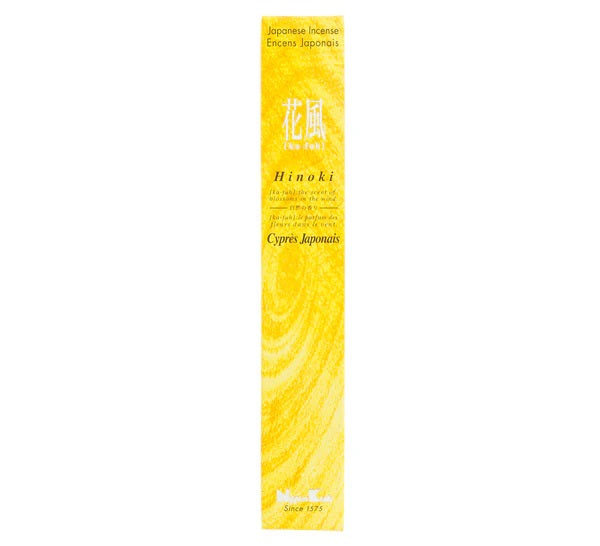 Incienso Ka-fuh Ciprés Hinoki 50 Sticks & Holder