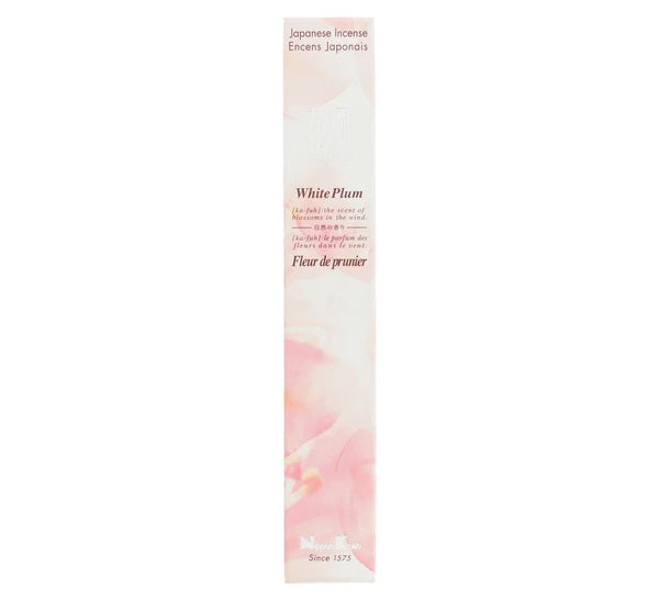 Incienso Ka-fuh Ciruelo Blanco 50 Sticks & Holder