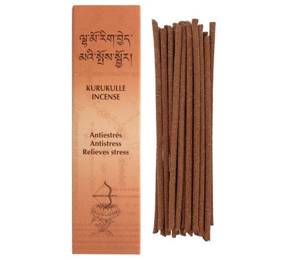 Incienso Kurukulle Antiestrés 20 Sticks & Holder