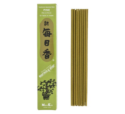 Incienso Morning Star Pino 50 Sticks & Holder