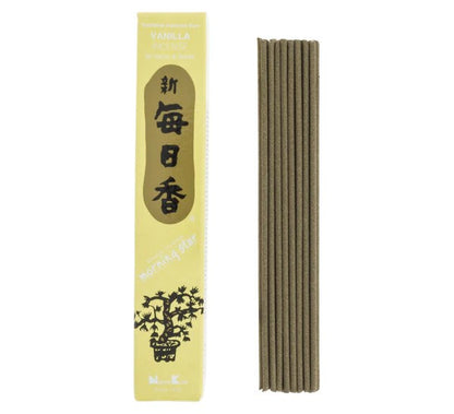 Incienso Morning Star Vainilla 50 Sticks & Holder