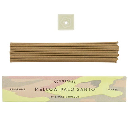 Incienso Scentsual Palo Santo 50 Sticks & Holder