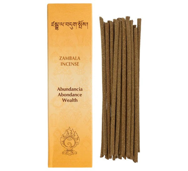 Incienso Zambala Abundancia 20 Sticks & Holder              r