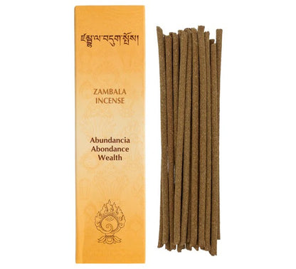 Incienso Zambala Abundancia 20 Sticks & Holder              r