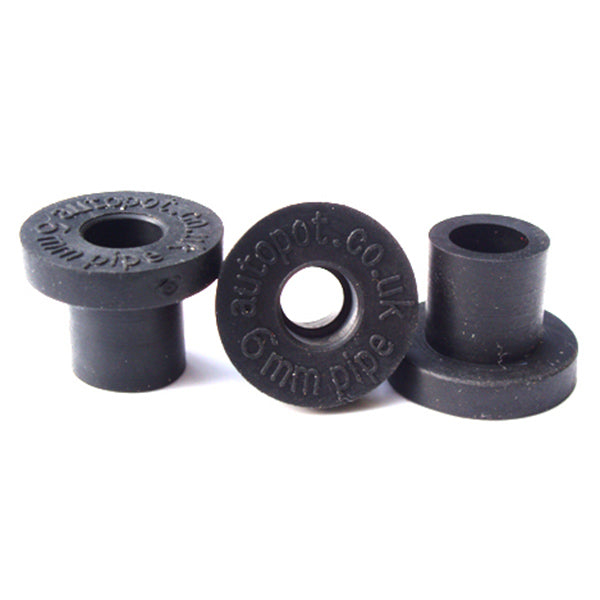 Guarnizione in gomma Top Hat da 6 mm. Autopot