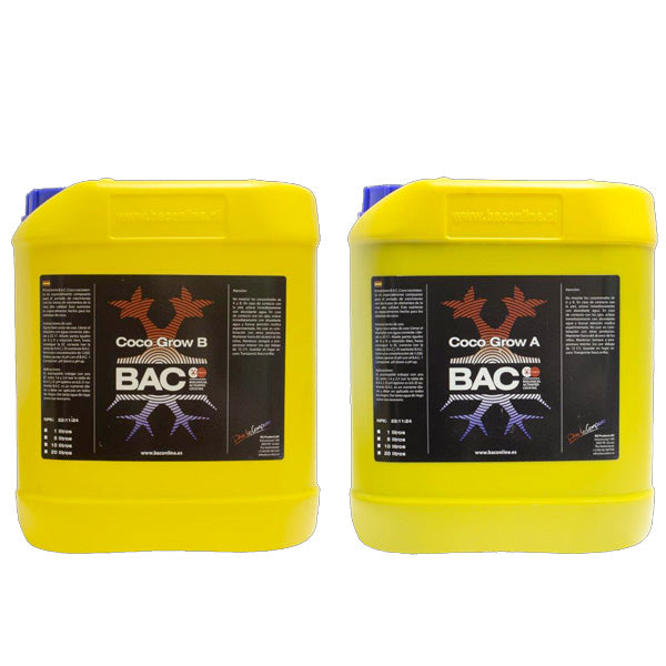 Kit Coco Grow A&B 5 lt | Fertilizante Base Crecimiento para Coco | BAC
