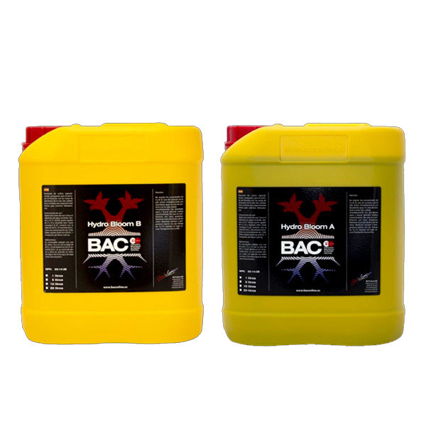 Kit Hidro Bloom A&B 5 lt | Fertilizante Base Floración para Hidroponia | BAC