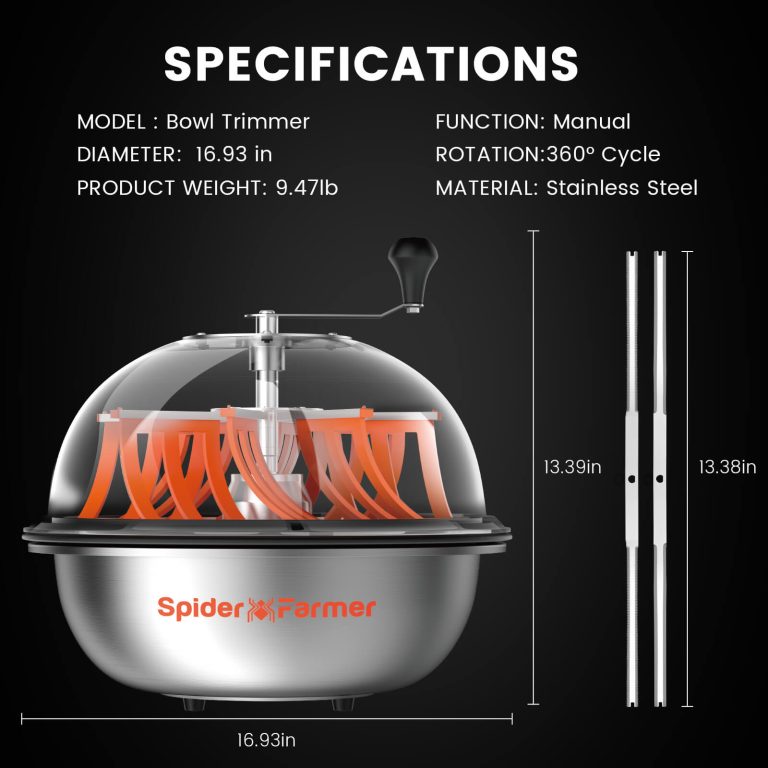 Trimmer Manual Spider Farmer 16" Ø40 cm Bowl Trimmer
