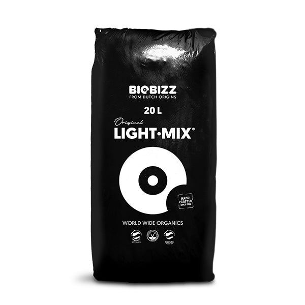 Light Mix 20 lt | Sustrato Orgánico Ligero para Cultivo | BioBizz