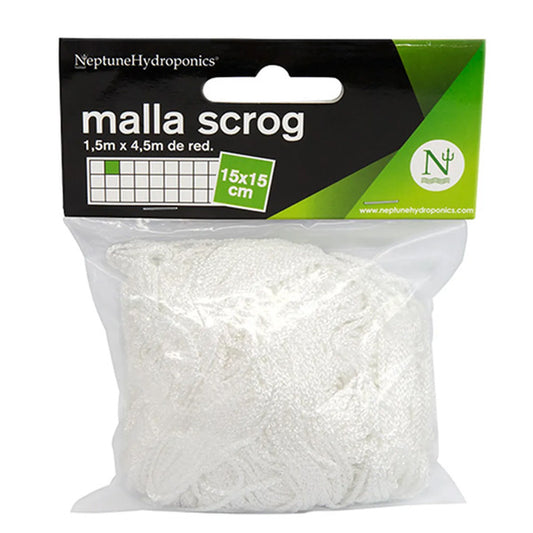 Sea of Green Mesh White 1.5 x 4.5 m Square 15x15 cm. Neptune