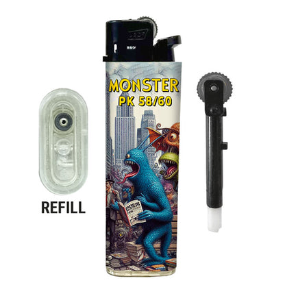 Accendino Fixflame Ricarica 50 pz. Monsters
