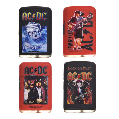 Accendino Jet Flame AC/DC Confezione 4 pz.