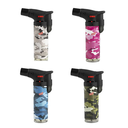 Mechero Jet Flame Camuflaje Pack 4 ud.
