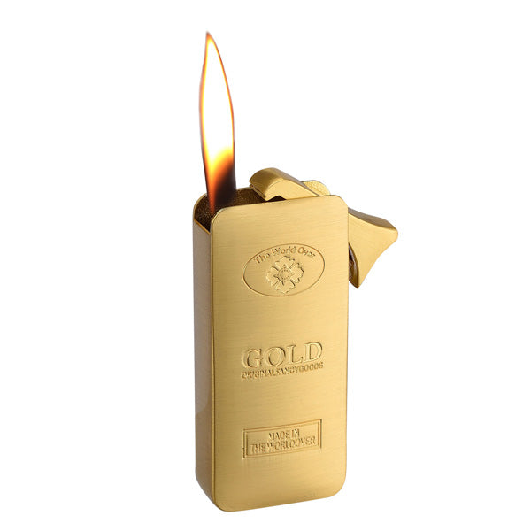 Accendino Jet Flame Lingotto d'Oro Opaco