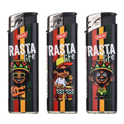 Mechero Piezo 50 ud. Rasta Life