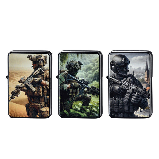 Mechero Troops Pack 3 ud.