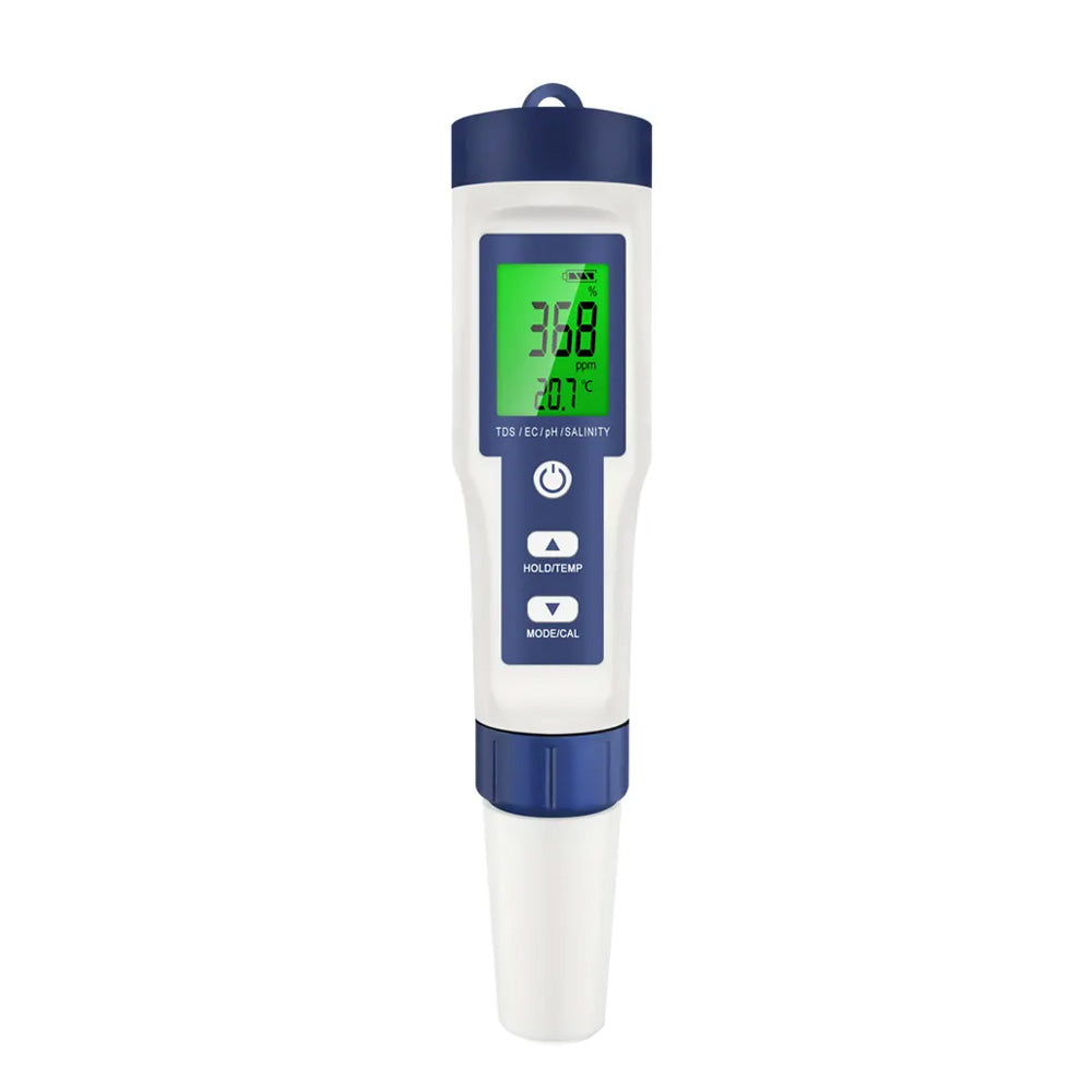 Medidor pH/Tds/Ec/Temp/Sal Easy Garden S-100