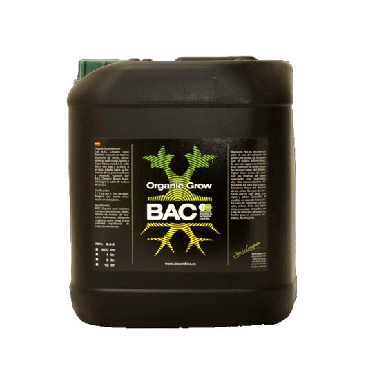 Organic Grow 5 lt | Fertilizante Orgánico Crecimiento Profesional | BAC