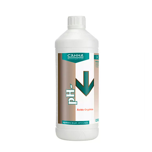 pH Down Organo Zuur 1 lt | Corrector de pH Orgánico | Canna