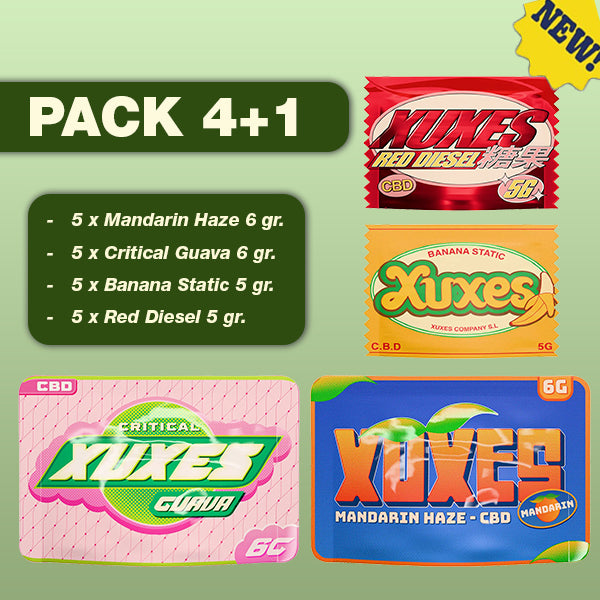 .Pack Xuxes 4 + 1 Gratis
