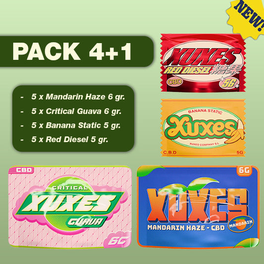 .Pack Xuxes 4 + 1 Gratis