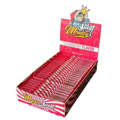 Papel Monkey King 1.1/4  Flavor Strawberry 25 ud.