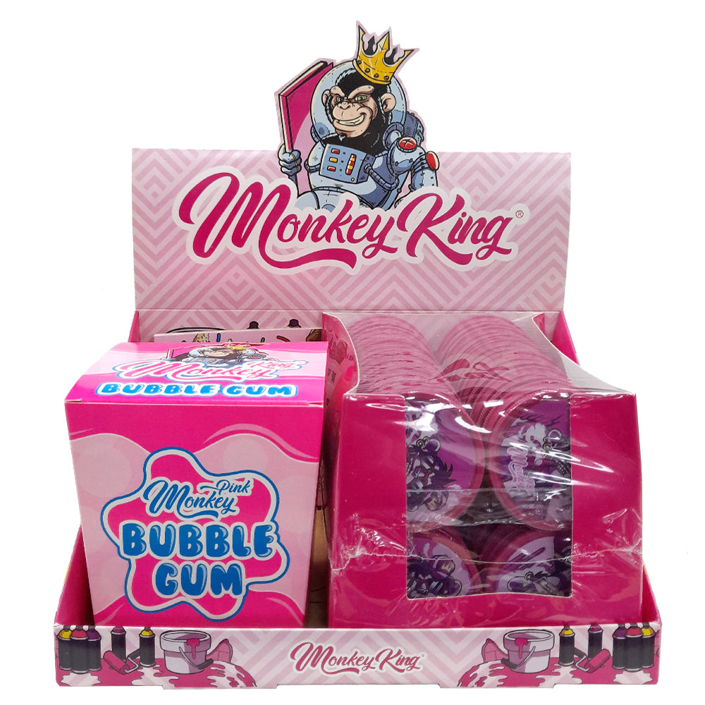Papel Monkey King Pack King Size Slim Tips & Grinder Pink 24 ud. mod. 2