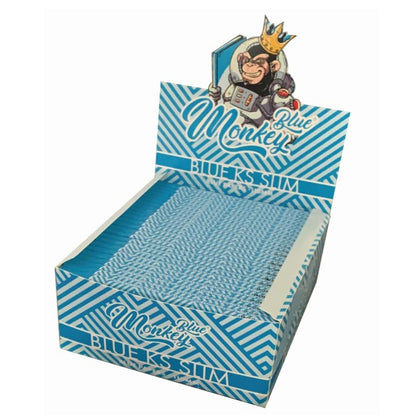 Cartine Monkey King Size Slim Colore Blu 50 pz.