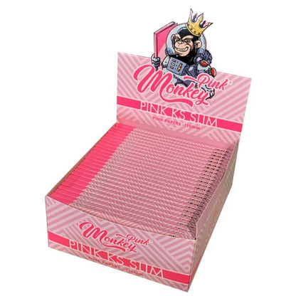 Papel Monkey King Size Slim  Color Pink 50 ud.