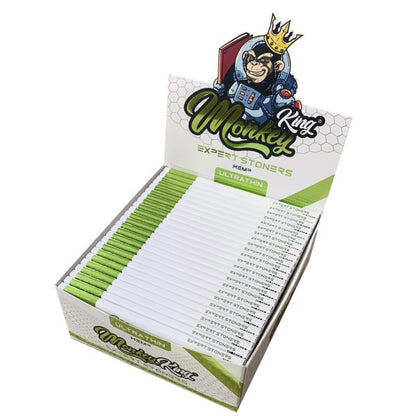 Papel Monkey King Size Slim  Expert Stoners Hemp 50 ud.