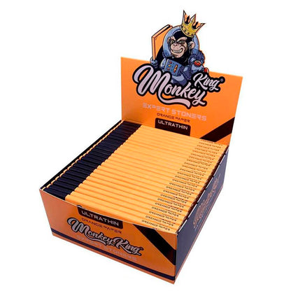 Monkey King Size Slim Rolling Papers Expert Stoners Orange 50 ct.