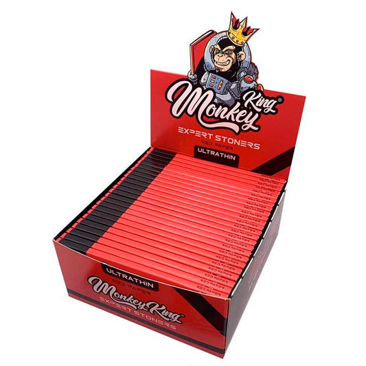 Papel Monkey King Size Slim  Expert Stoners Red 50 ud.