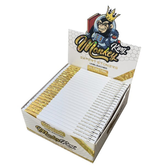 Papel Monkey King Size Slim  Expert Stoners Unbleached 50 ud.