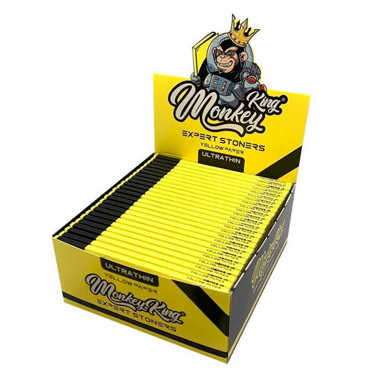 Papel Monkey King Size Slim  Expert Stoners Yellow 50 ud.