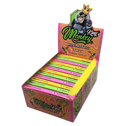 Papel Monkey King Size Slim & Tips Rainbow Hypnotic 24 ud.