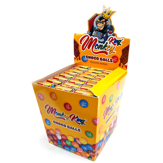 Papel Monkey King Size Slim & Tips Smell Choco Balls 24 ud.