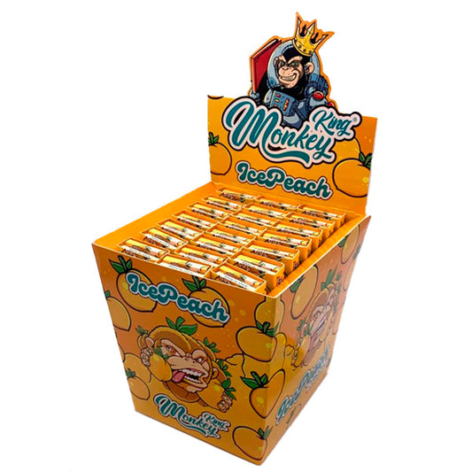 Papel Monkey King Size Slim & Tips Smell Peach 24 ud.