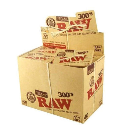 Papel Raw  Organic  1.1/4 Block 300 - 40 librillos
