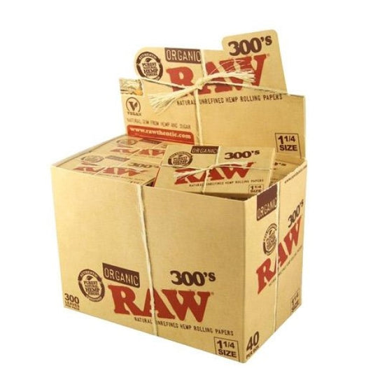 Papel Raw  Organic  1.1/4 Block 300 - 40 librillos